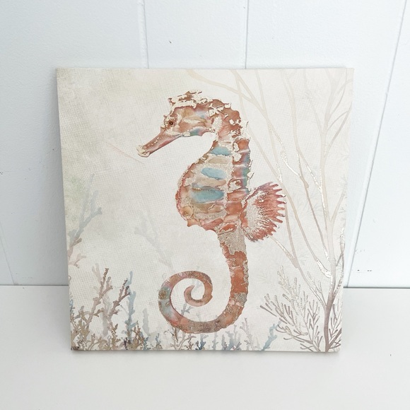 Sea Horse Canvas Wall Art - Picture 1 of 2
